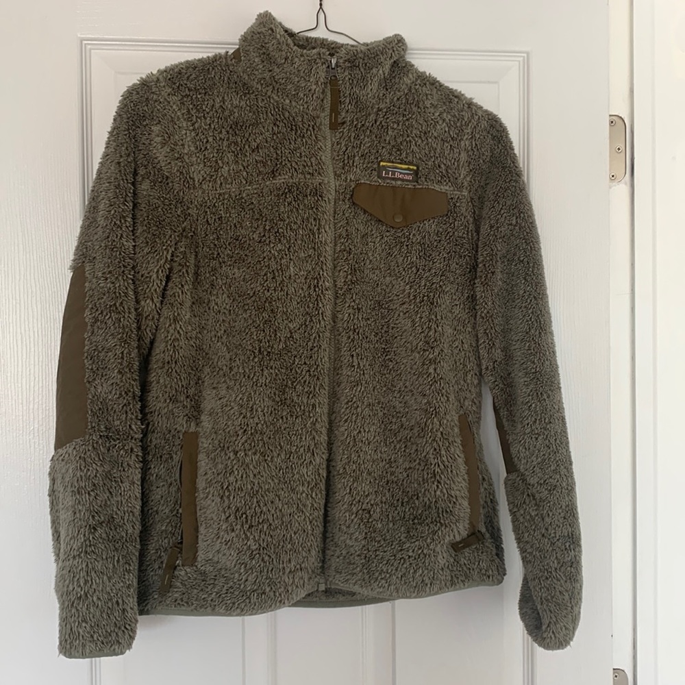 Small Olive LLBean fleece